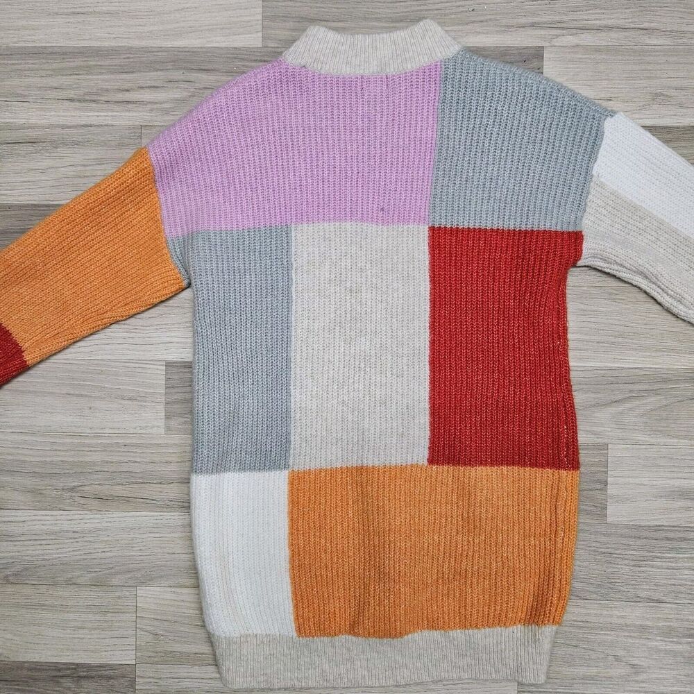 Lego Target Exclusive Sweater Womens Colorful Block Pattern Knit Small Casual - Picture 7 of 7